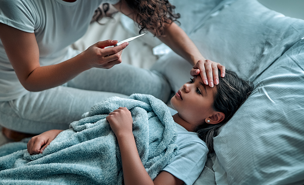 Fiebre en niños y niñas