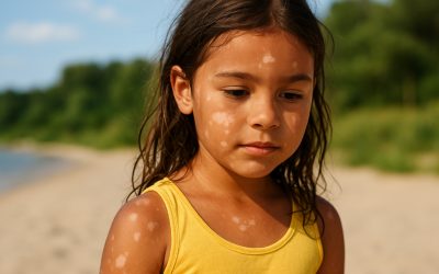 Piel con manchas blancas: Pitiriasis Alba